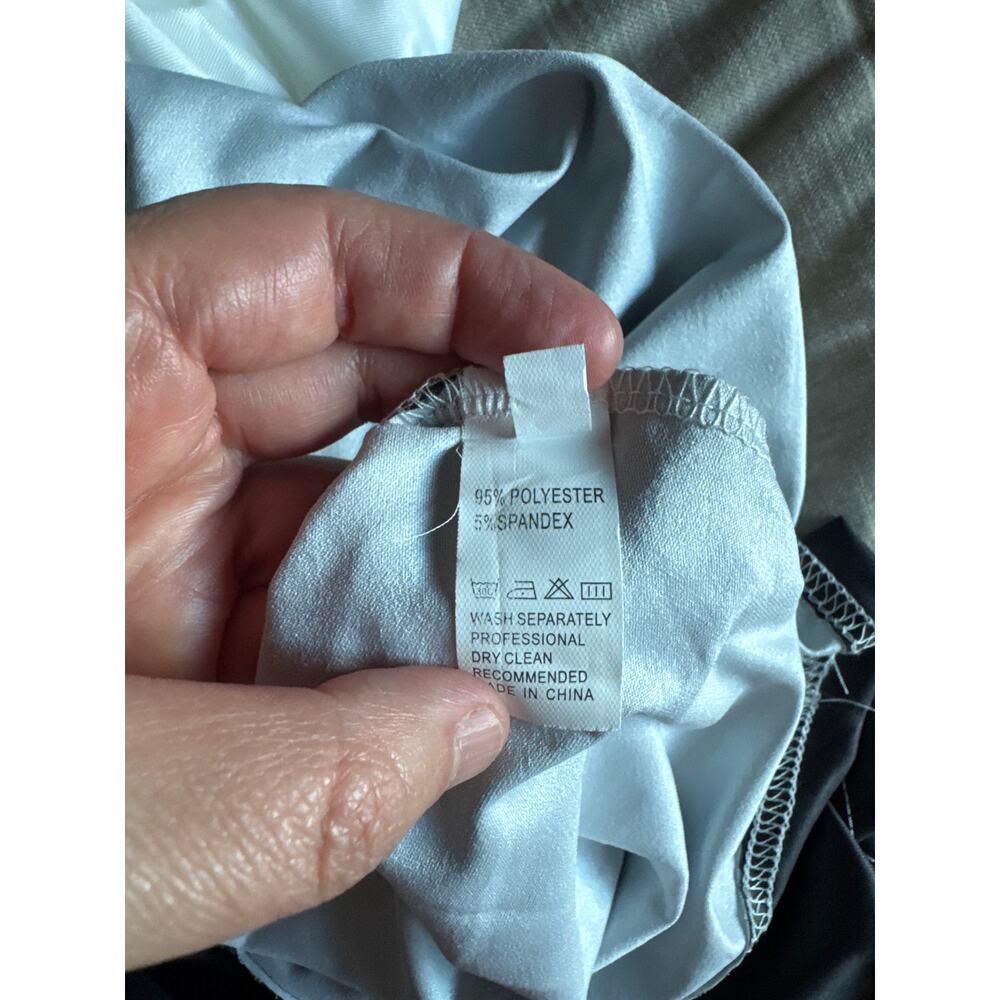 Maxi Summer Dress Black and White Plus Size 2x - Picture 5 of 6